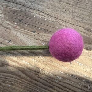 Stor ball Flower, Pink