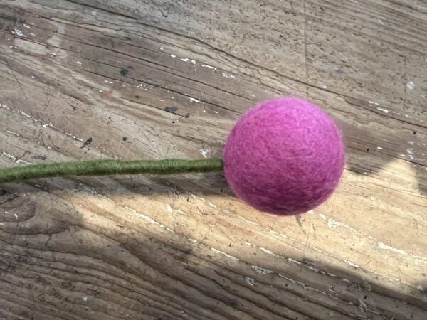 Stor ball Flower, Pink
